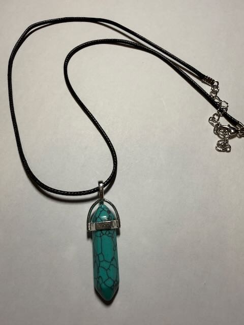 Hexagonal Turquoise Pillar — Turquoise